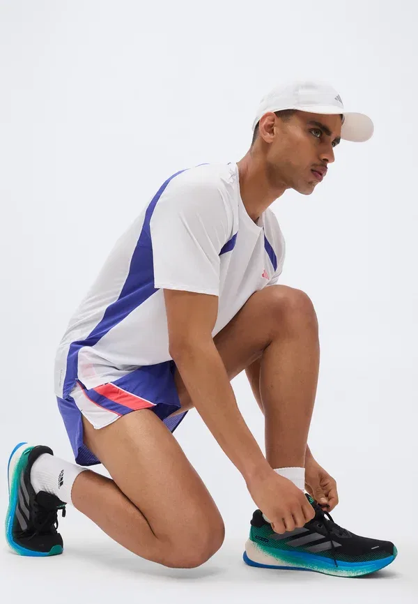 Шорты Adidas Performance, белый/красный — фото 4