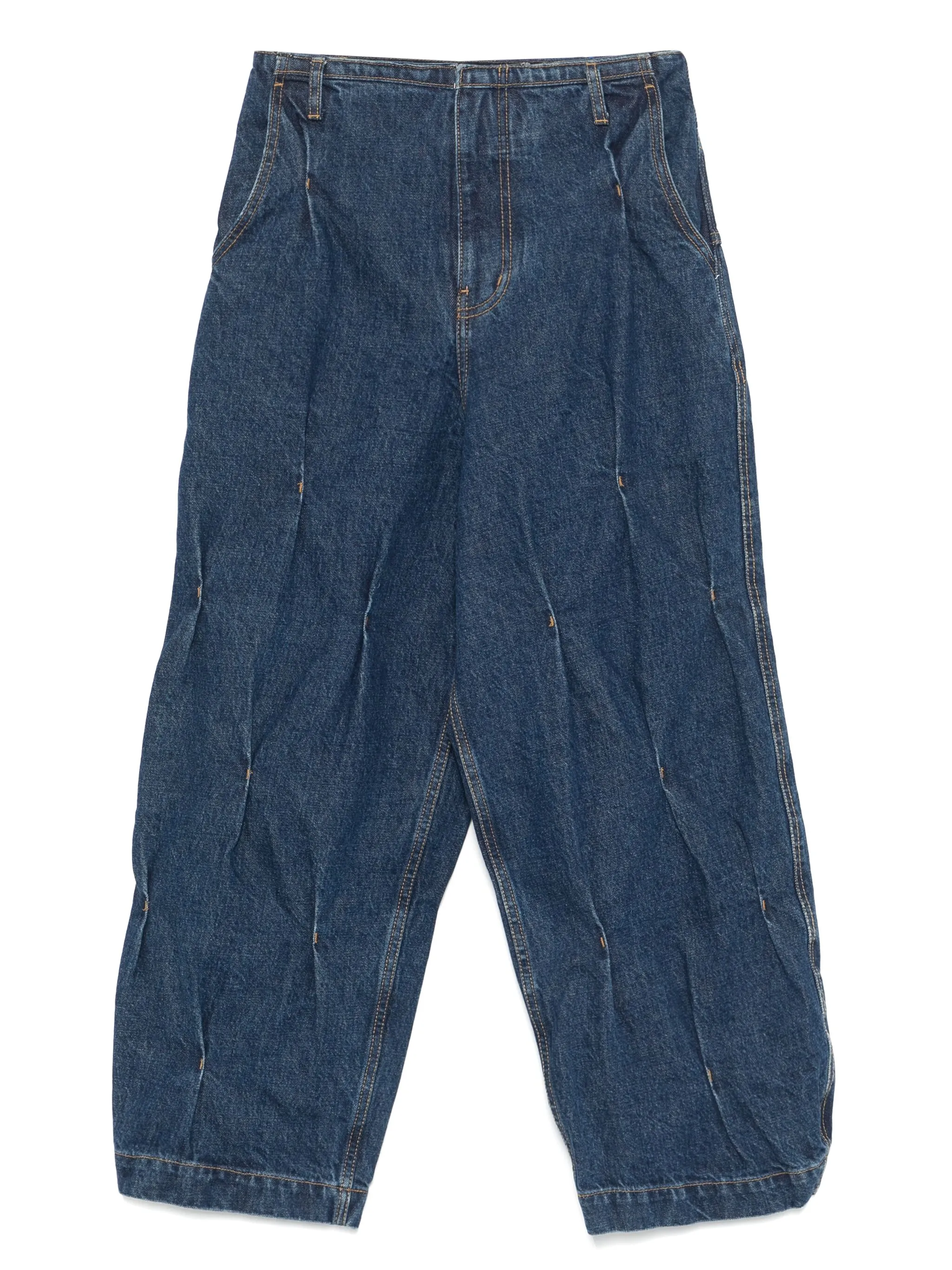 

Джинсы со складками Ader Error, синий