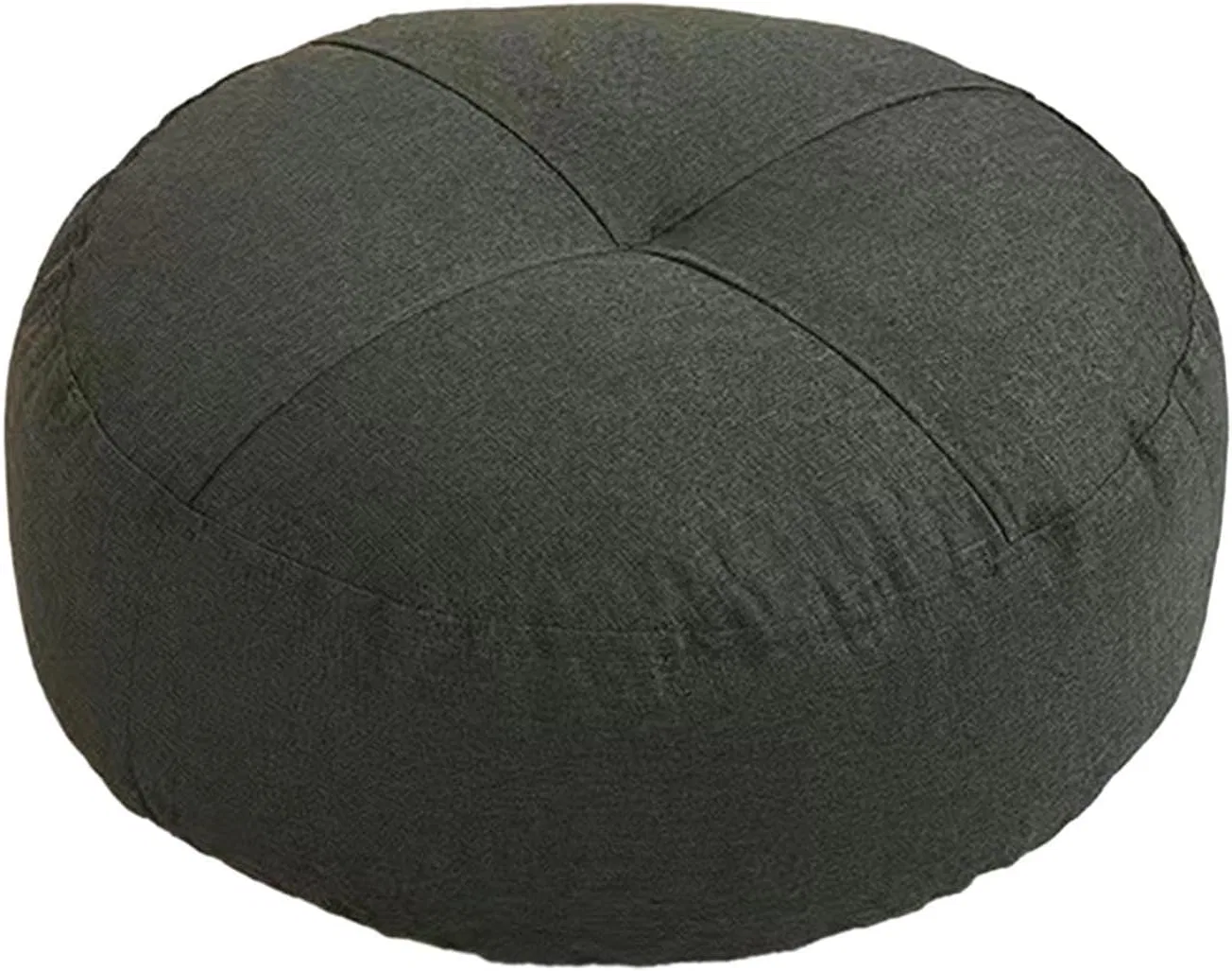 Круглое напольное подушка для медитации, LIXSAZSE, 40x15 см, Dunkelgrau