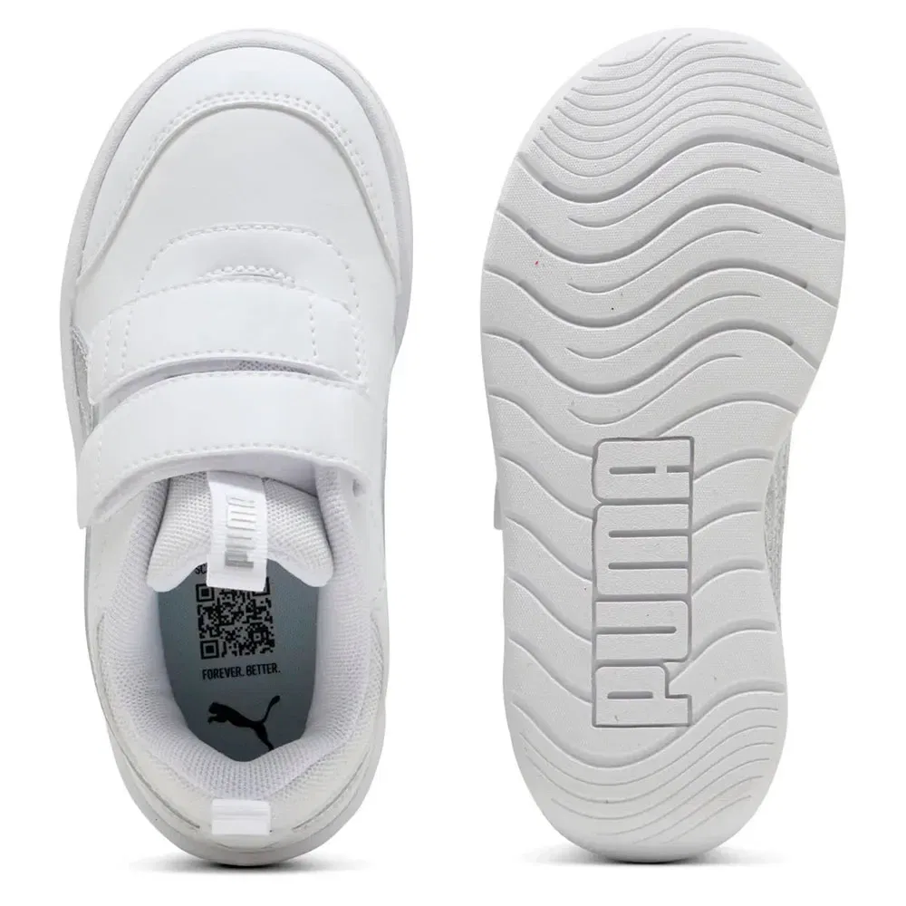 Детские кроссовки для мальчиков с липучкой Multiflex 2 Glitz FS V PS Puma, White — фото 2