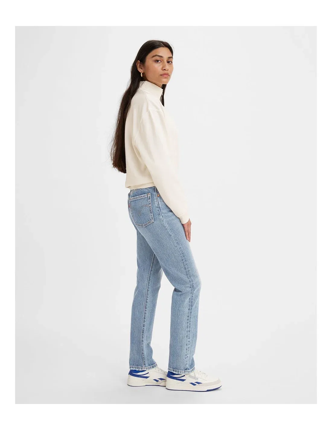 Женские джинсы из денима Levi's, Denim — фото 3