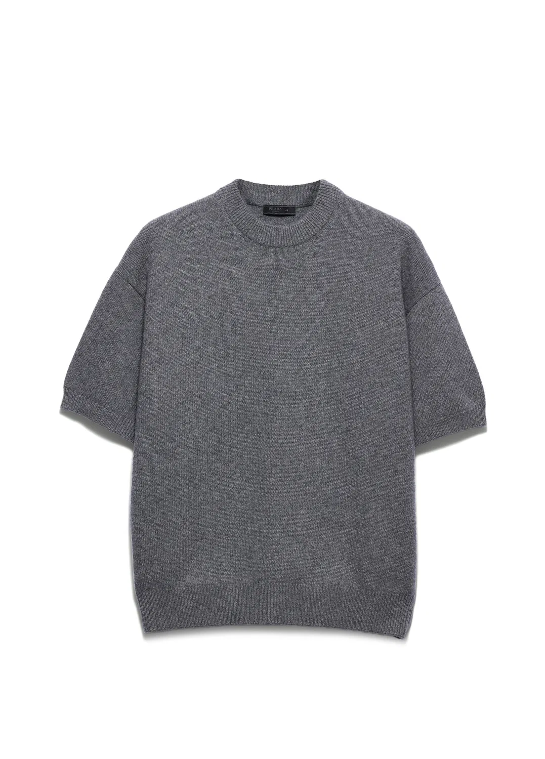 Свитер с коротким рукавом Re-Cashmere Prada, grey