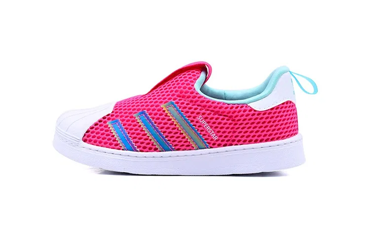 Детские кроссовки с удобной посадкой Superstar 360 Low top Toddler Shoes Adidas Originals, Черный