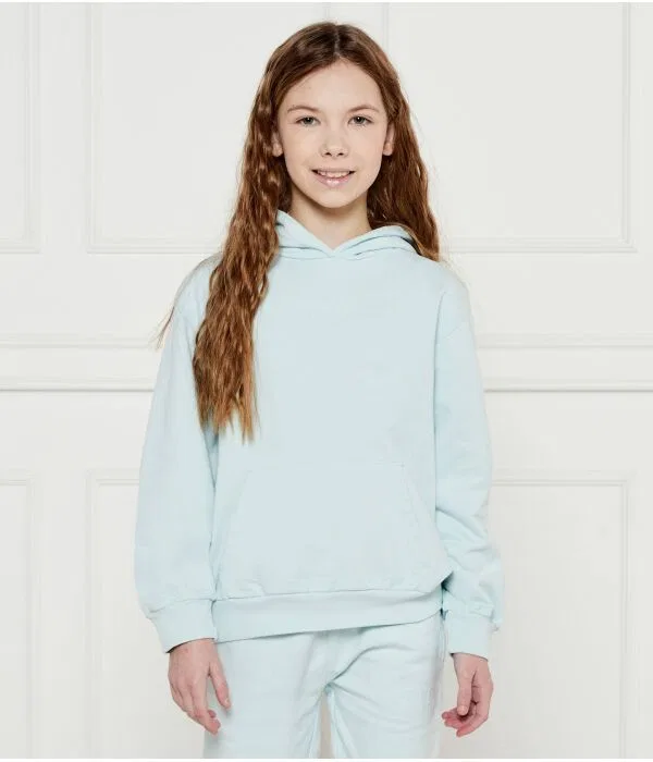 Детское худи для девочек свободного кроя Guess, Azzurro