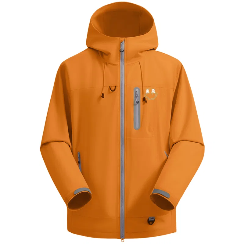 Детская куртка-худи пилот с длинным рукавом MINISO, Gold Sand Orange