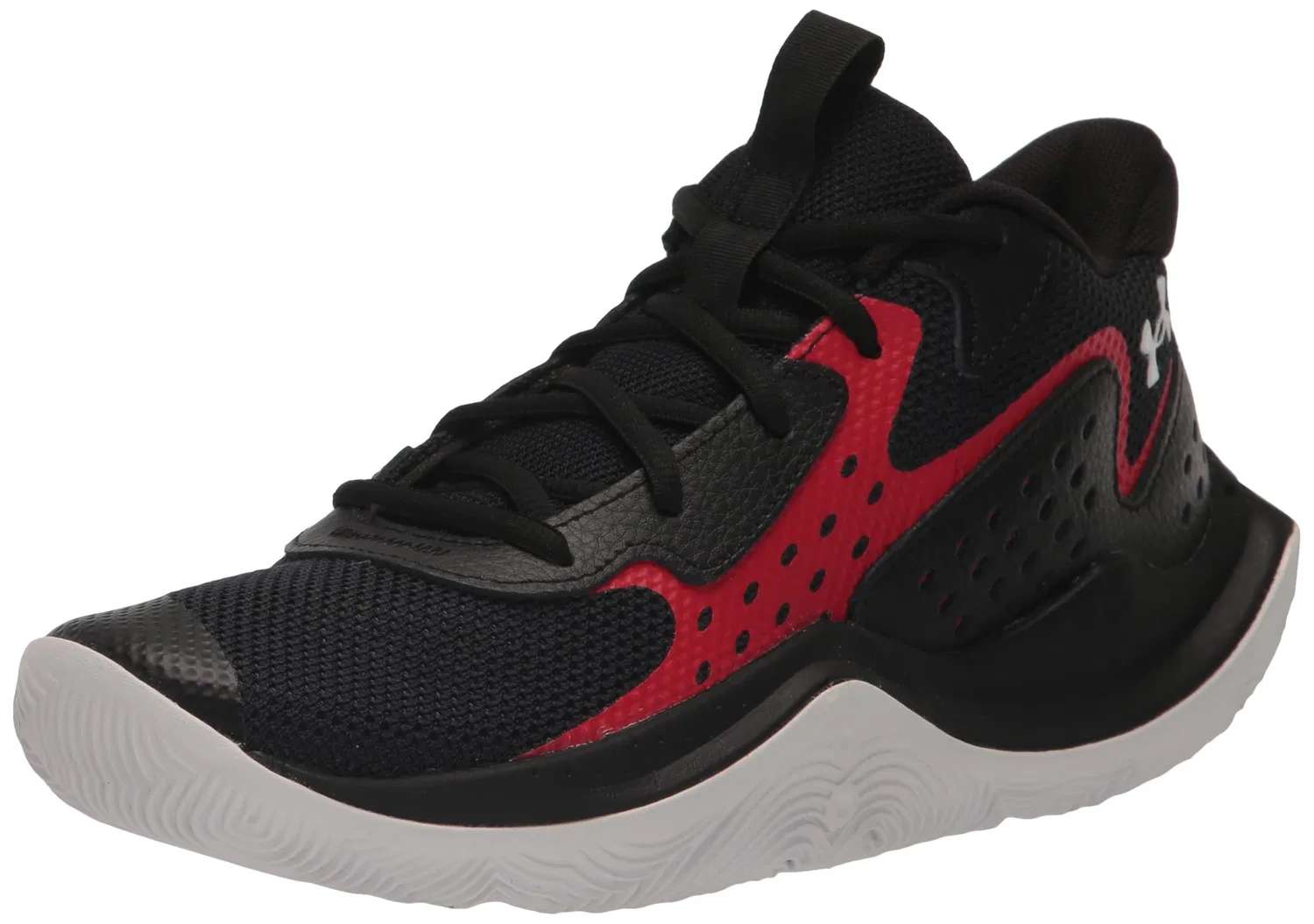 Детские кроссовки для мальчиков с принтом Grade School Jet '23 Under Armour, Black Red