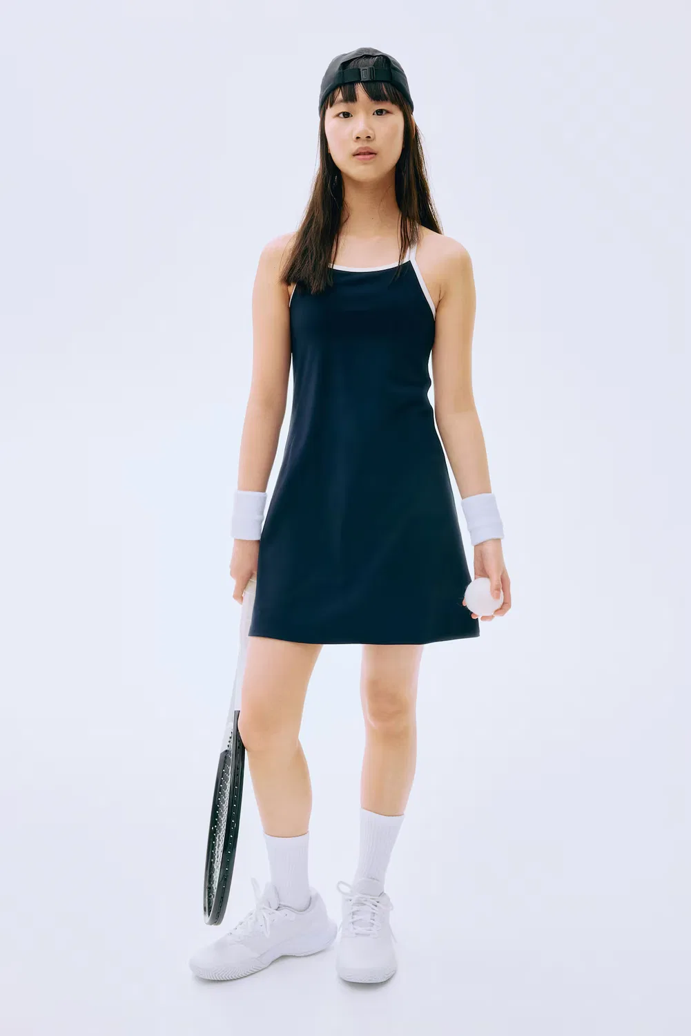 Теннисное платье H&M, Marineblau
