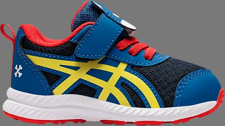 

Кроссовки contend 7 td 'lake drive vibrant yellow' Asics, синий