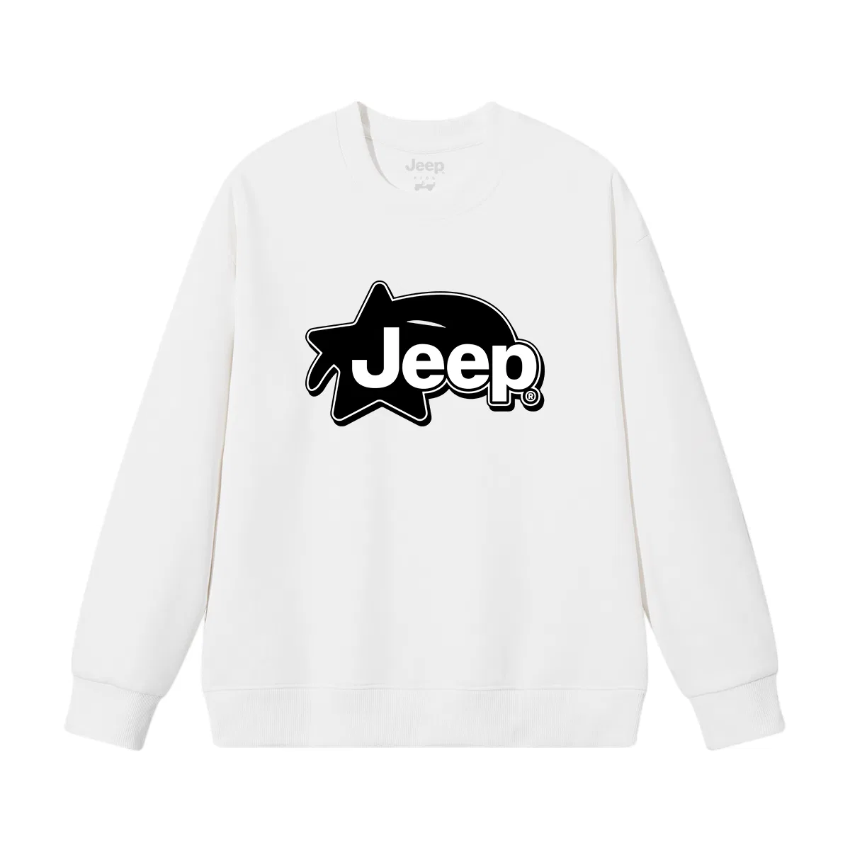 Детское худи с круглым вырезом, утепленное, Jeep, Heather Gray — фото 3