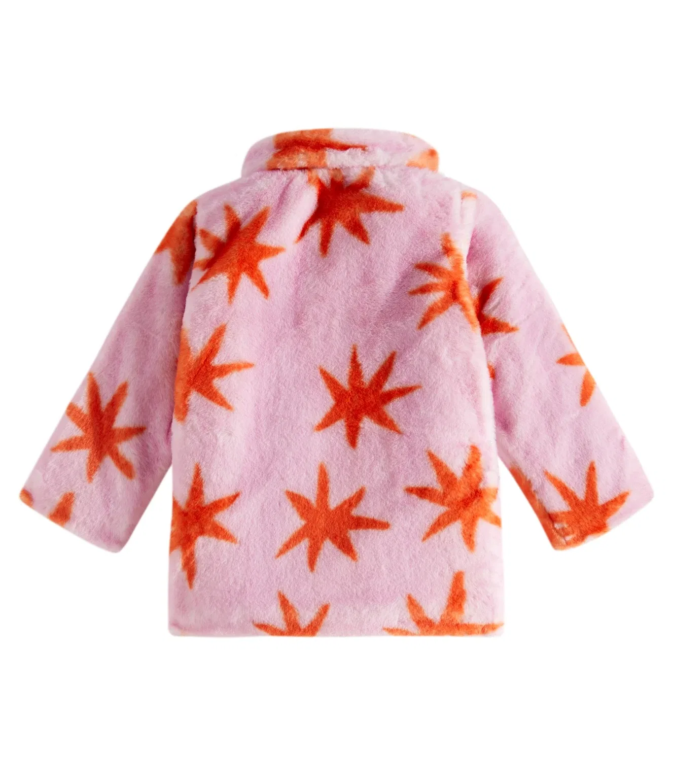 Пальто с принтом Stella Mccartney Kids, розовый — фото 4