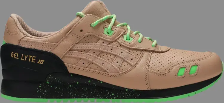 

Кроссовки sneaker freaker x gel lyte 3 'neurotoxic' Asics, коричневый