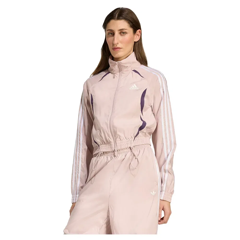 Худи Slim full zip Adidas Originals, розовый