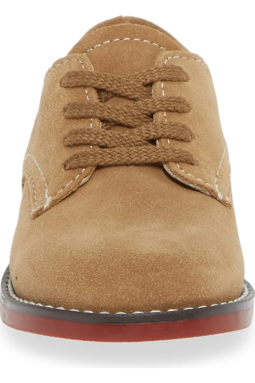 Детские туфли оксфорды на шнуровке из замши Bucky Footmates, Dirty Buck Suede — фото 4