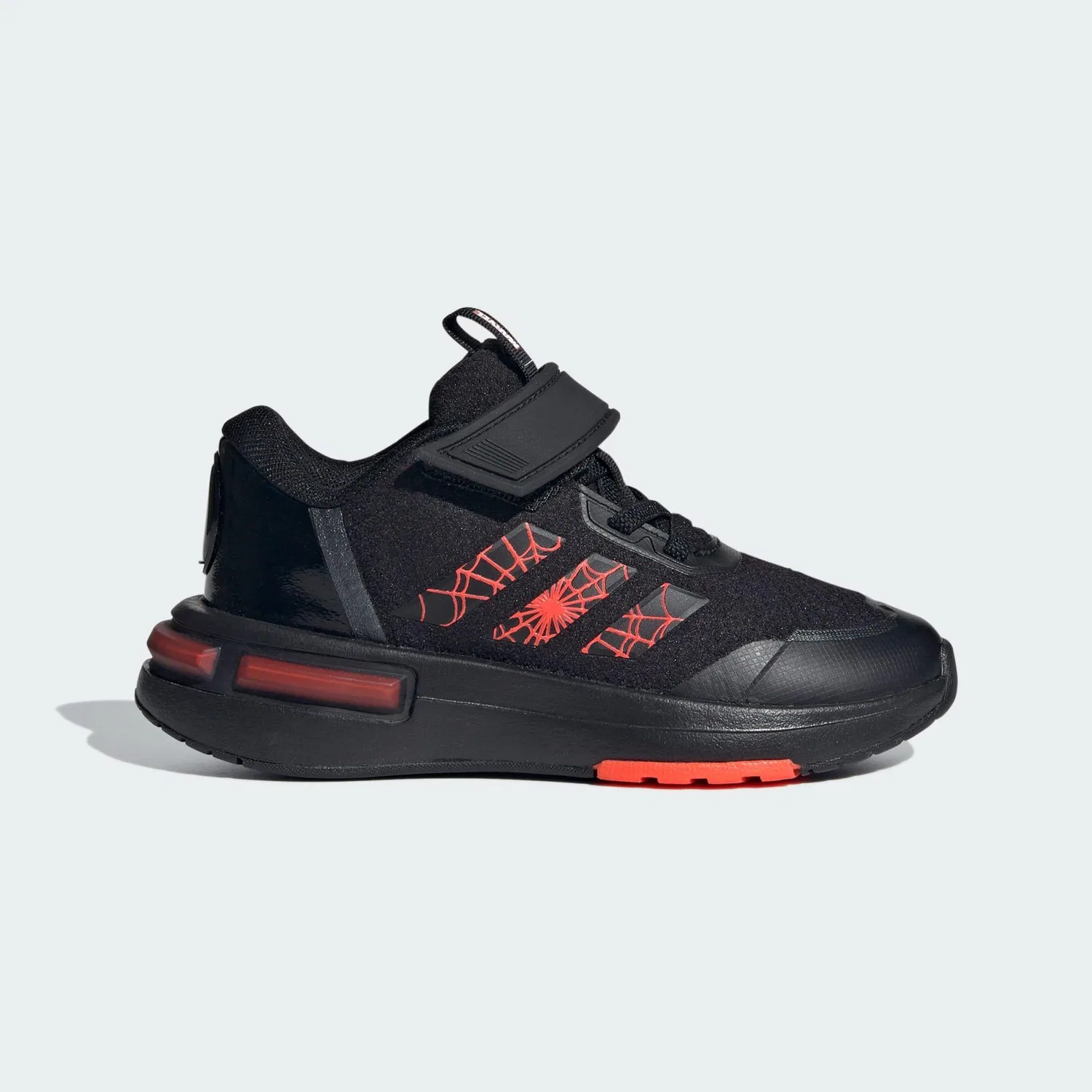 Детские кроссовки с принтом Marvel Spider-Man Racer Adidas, Schwarz Zinnoberrot — фото 3