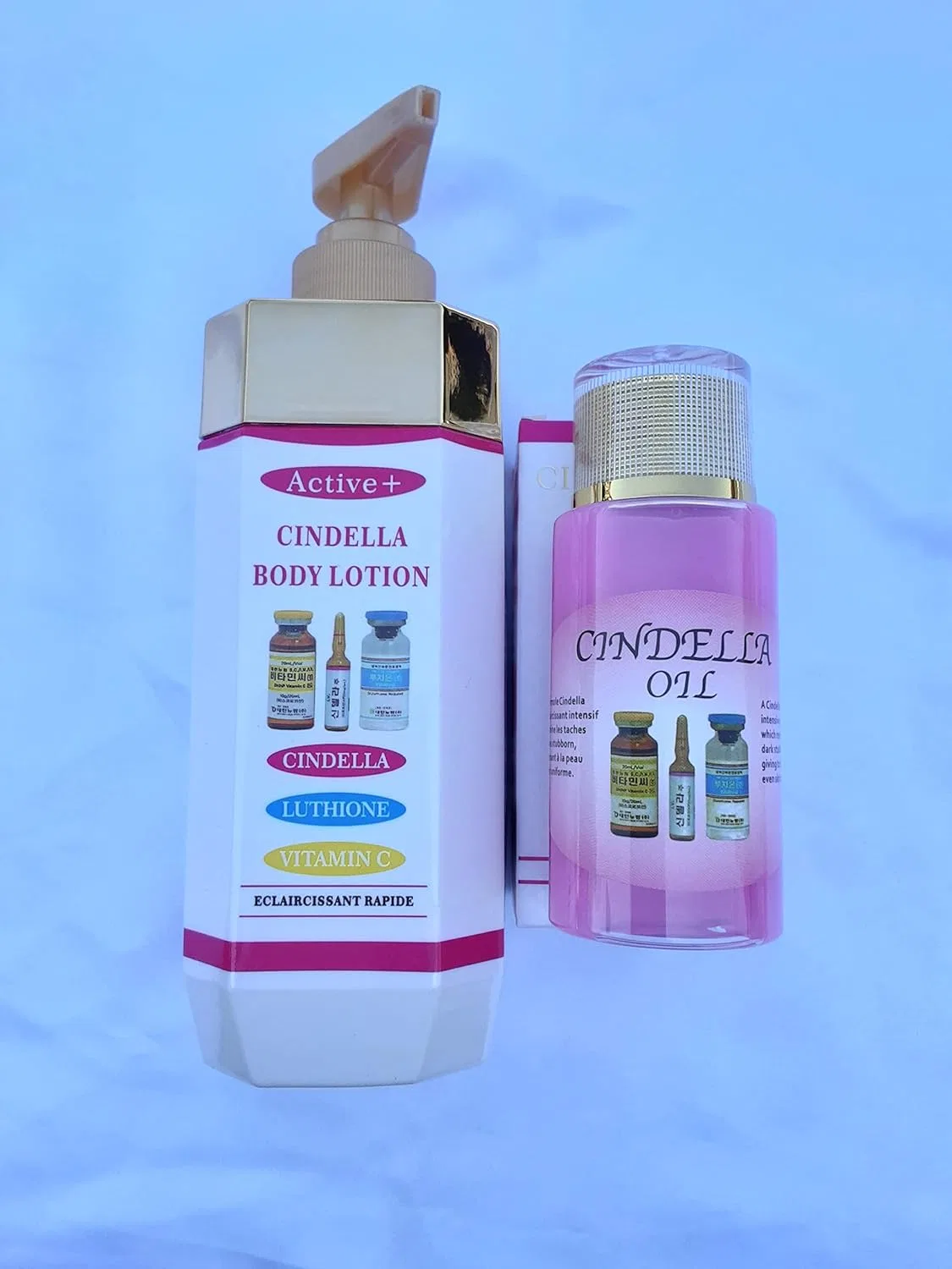 Молочко для тела Cindella Active +, 500 мл и Масло Cindella, 120 мл, OBBBeauté