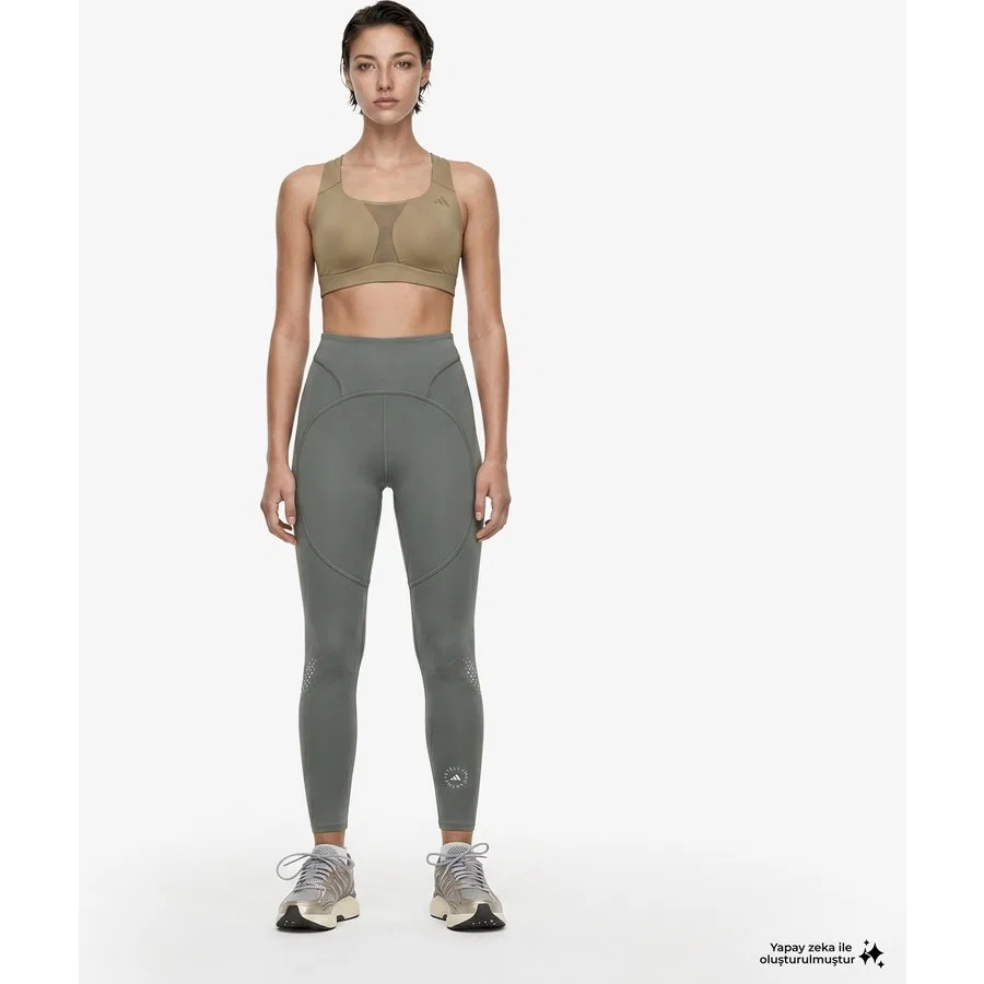 Спортивные леггинсы с длиной 7/8 adidas by Stella McCartney TPR, Зеленый