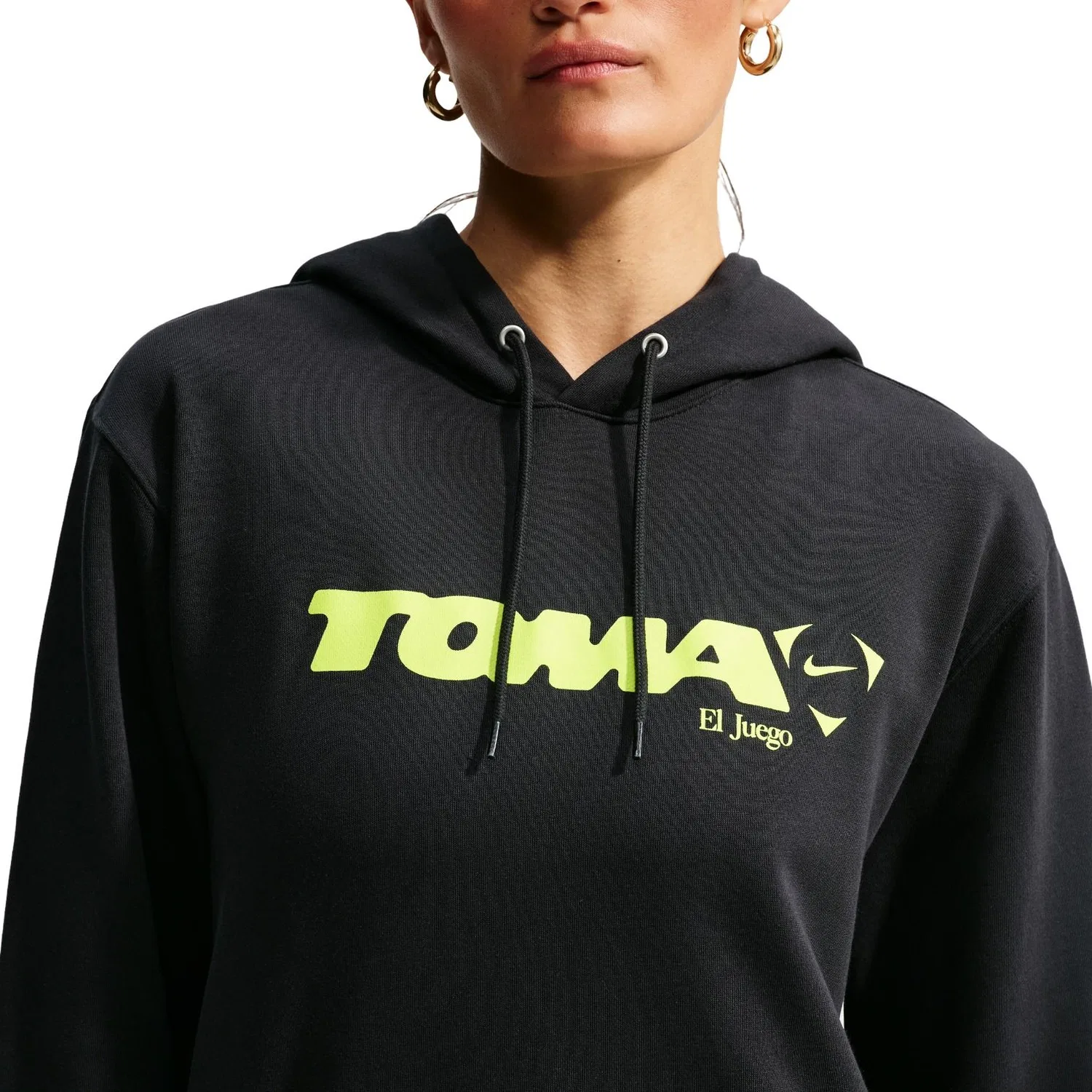 Мужской пуловер-худи с капюшоном Nike x TOMA Soccer Pullover Hoodie, черный — фото 3