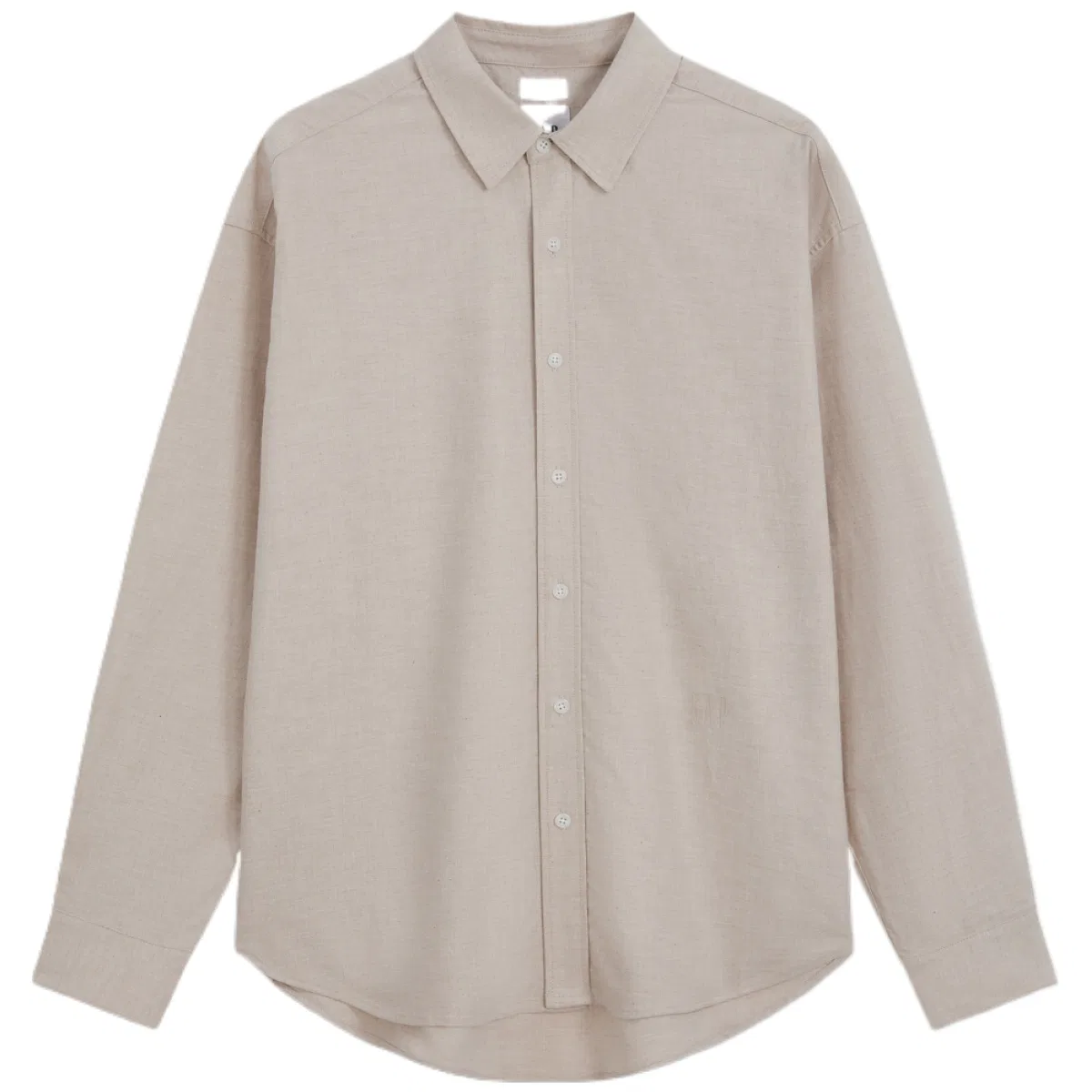Мужская рубашка с воротником, GAP, Khaki