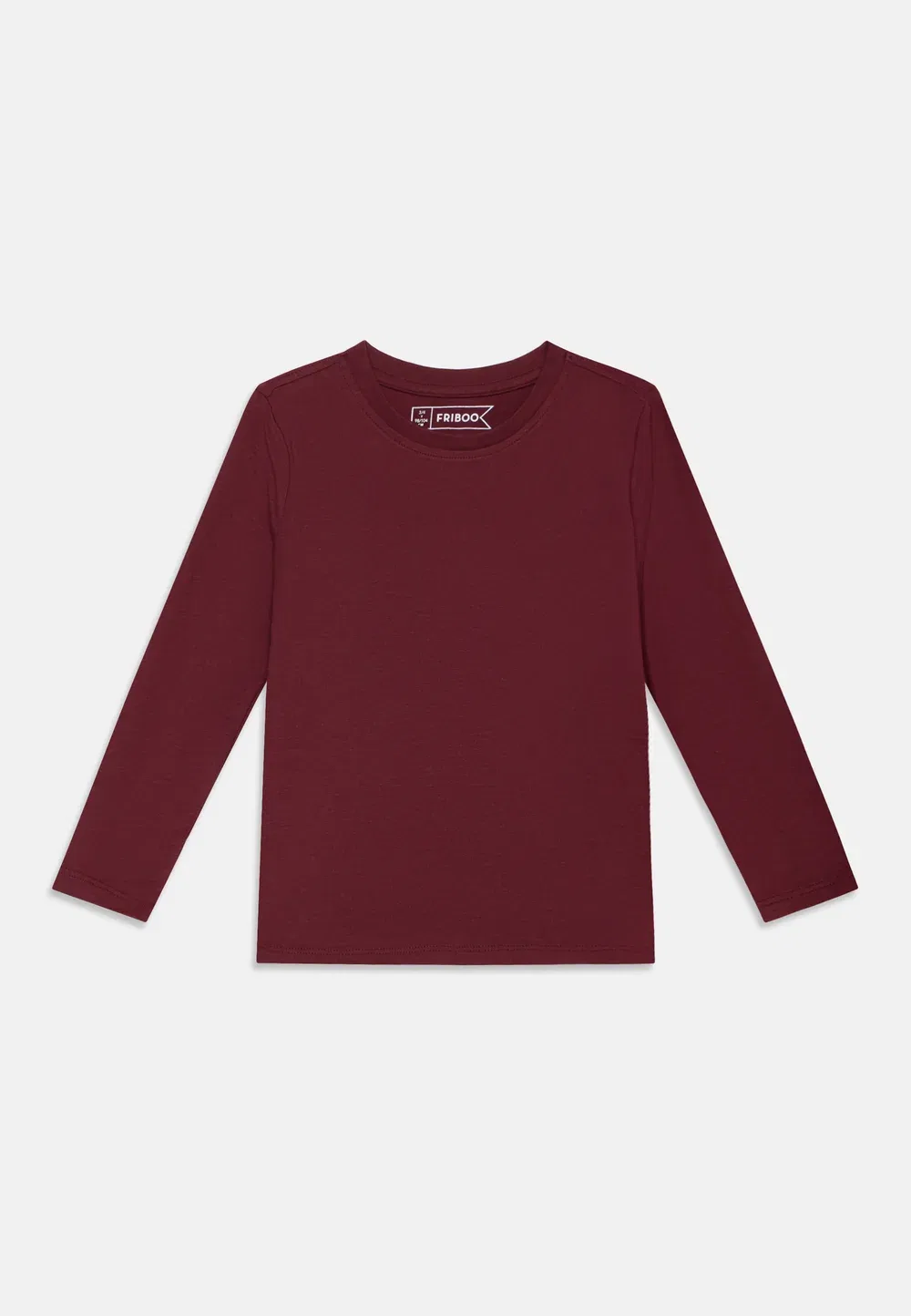 7 штук - футболка с длинными рукавами Friboo, Beige/Bordeaux/Light Pink — фото 4