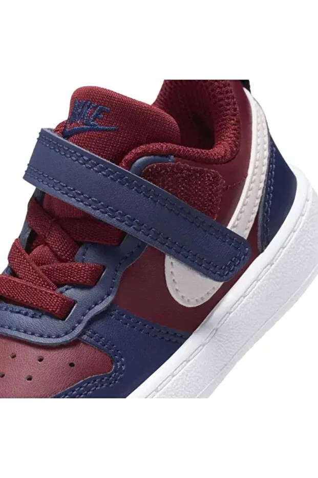 Детские кроссовки для девочек текстильные Glam Nike, Burgundy Blue — фото 4