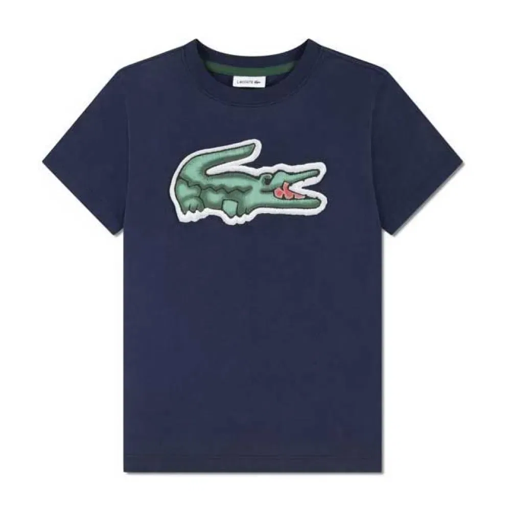 Футболка с коротким рукавом Lacoste Kids, синий