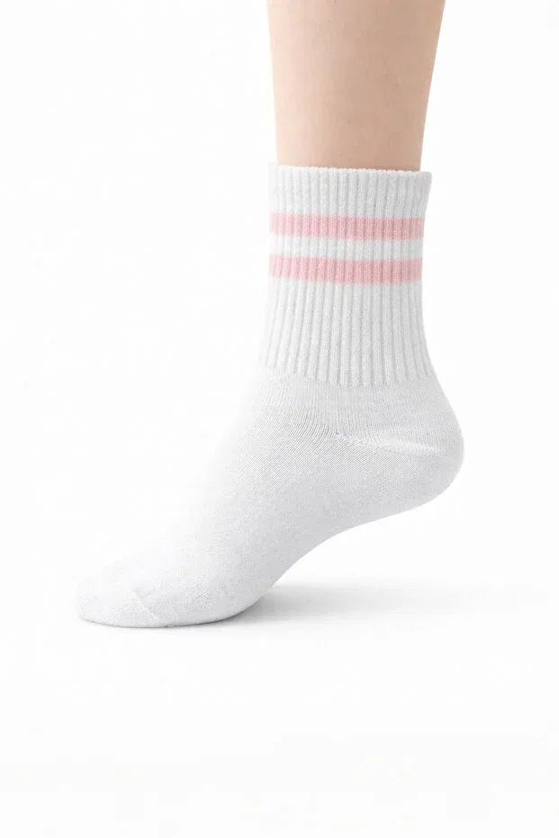 Детские носки для девочек хлопковые набор 2 шт Basics Solde Socks, White — фото 2