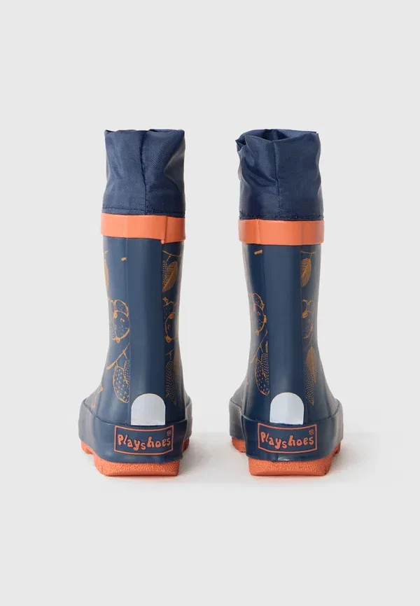 Сапоги дождевые Wellies Playshoes Marine, морской — фото 3