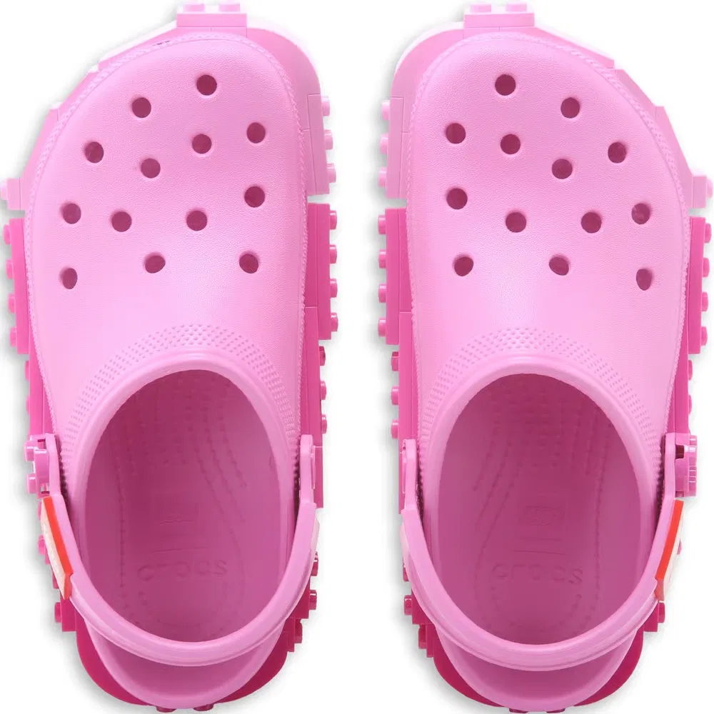 Детские классические сабо Lego Crocs, Pink Multi — фото 4