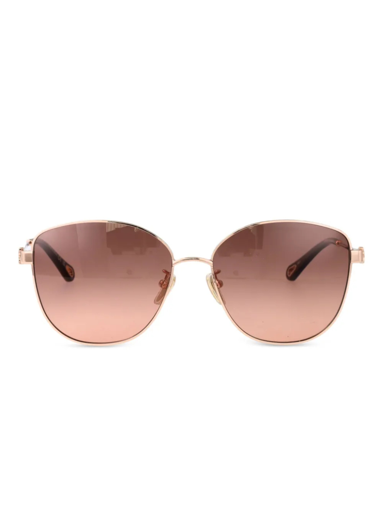 

Большие солнцезащитные очки Chloé Eyewear, золотой