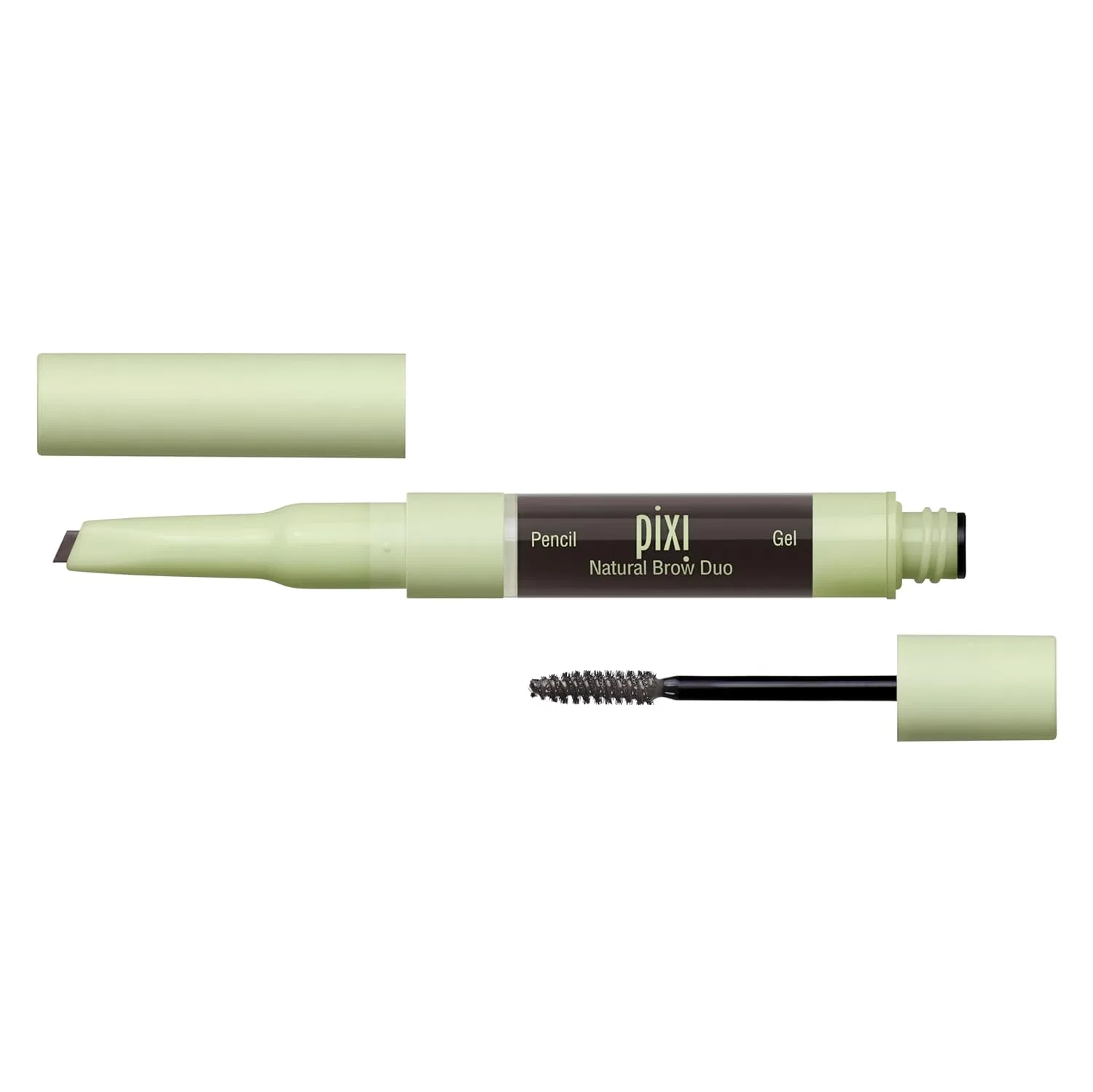 Карандаш и гель для бровей «Natural Brow Duo Soft Black» от Pixi Beauty Pixi, Softblack