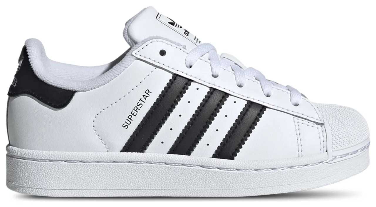 Кроссовки для мальчиков Superstar Adidas, белый/черный