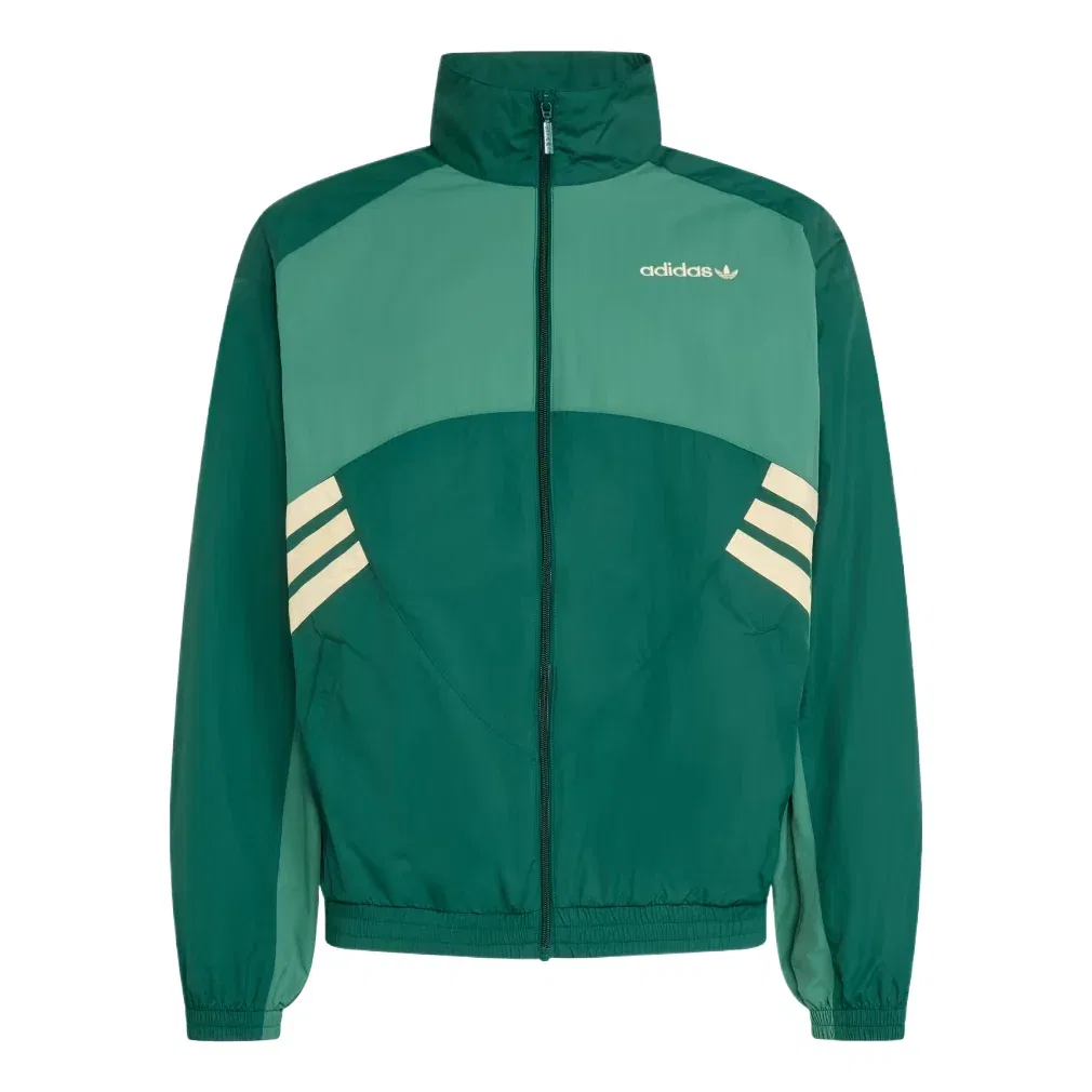 Мужская куртка с воротником-стойкой Munich 93 Track Jacket Adidas, зеленый