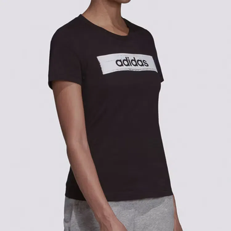 Пуловер с коротким рукавом Adidas, черный — фото 3