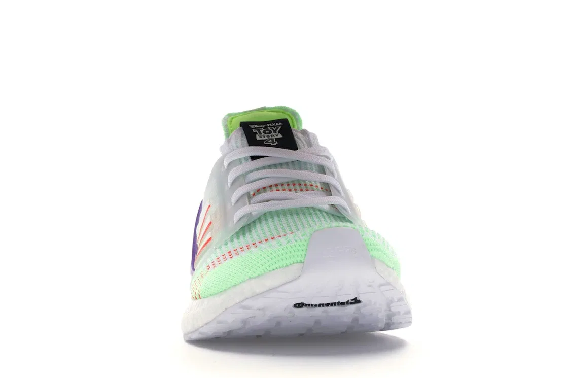 Детские кроссовки для мальчиков с технологией Boost Adidas Ultra Boost 2019 Adidas, White/Green/Purple — фото 2