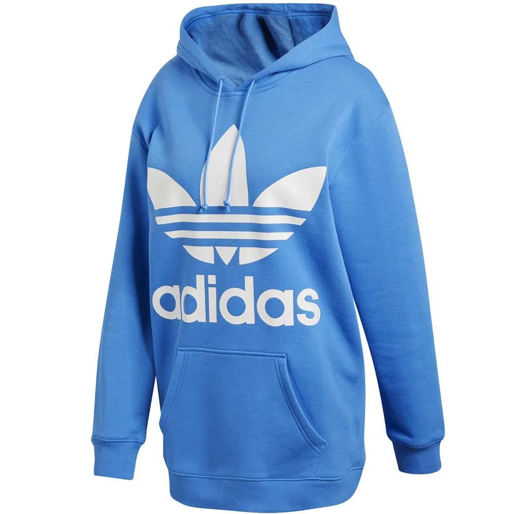 Объемный пуловер с трилистником Adidas Originals Super Blue — фото 4