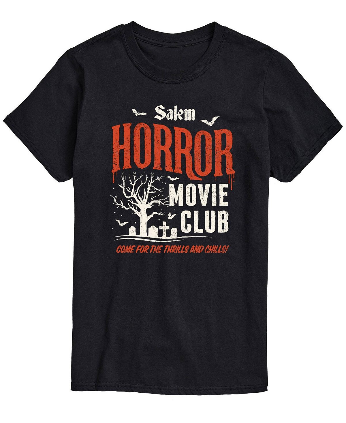 

Мужская футболка классического кроя horror movie club AIRWAVES, черный