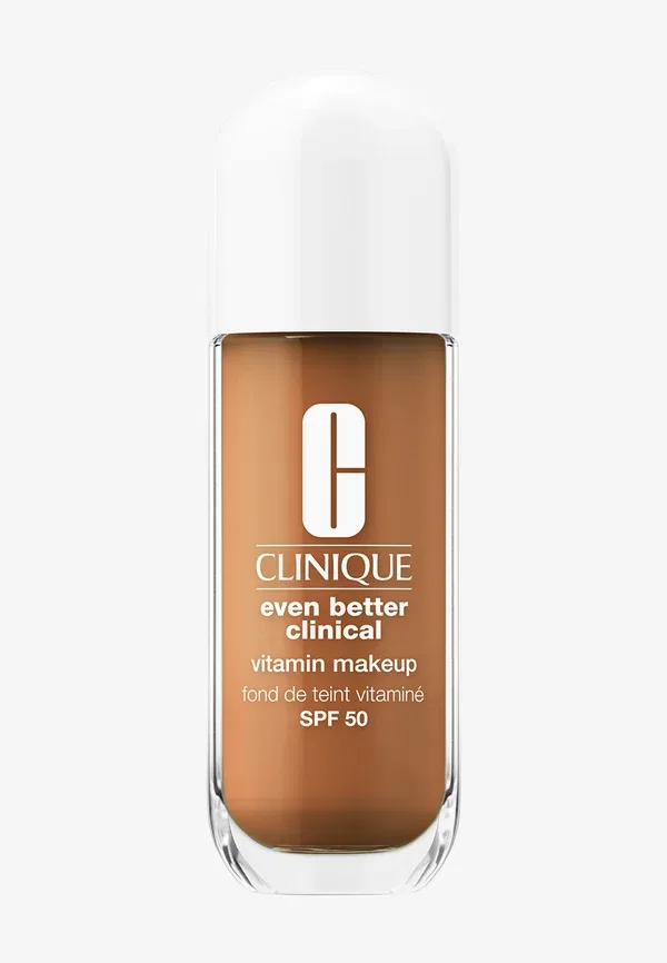 Витаминная косметика с SPF 50 - тональный крем 30 мл Clinique, цвет medium deep warm 3