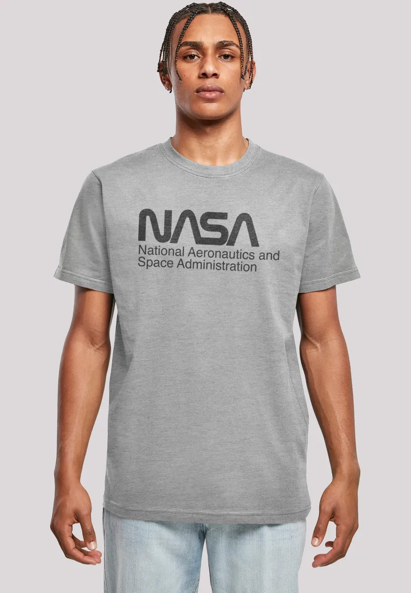 

Футболка F4NT4STIC "NASA Logo One Tone", принт, серый