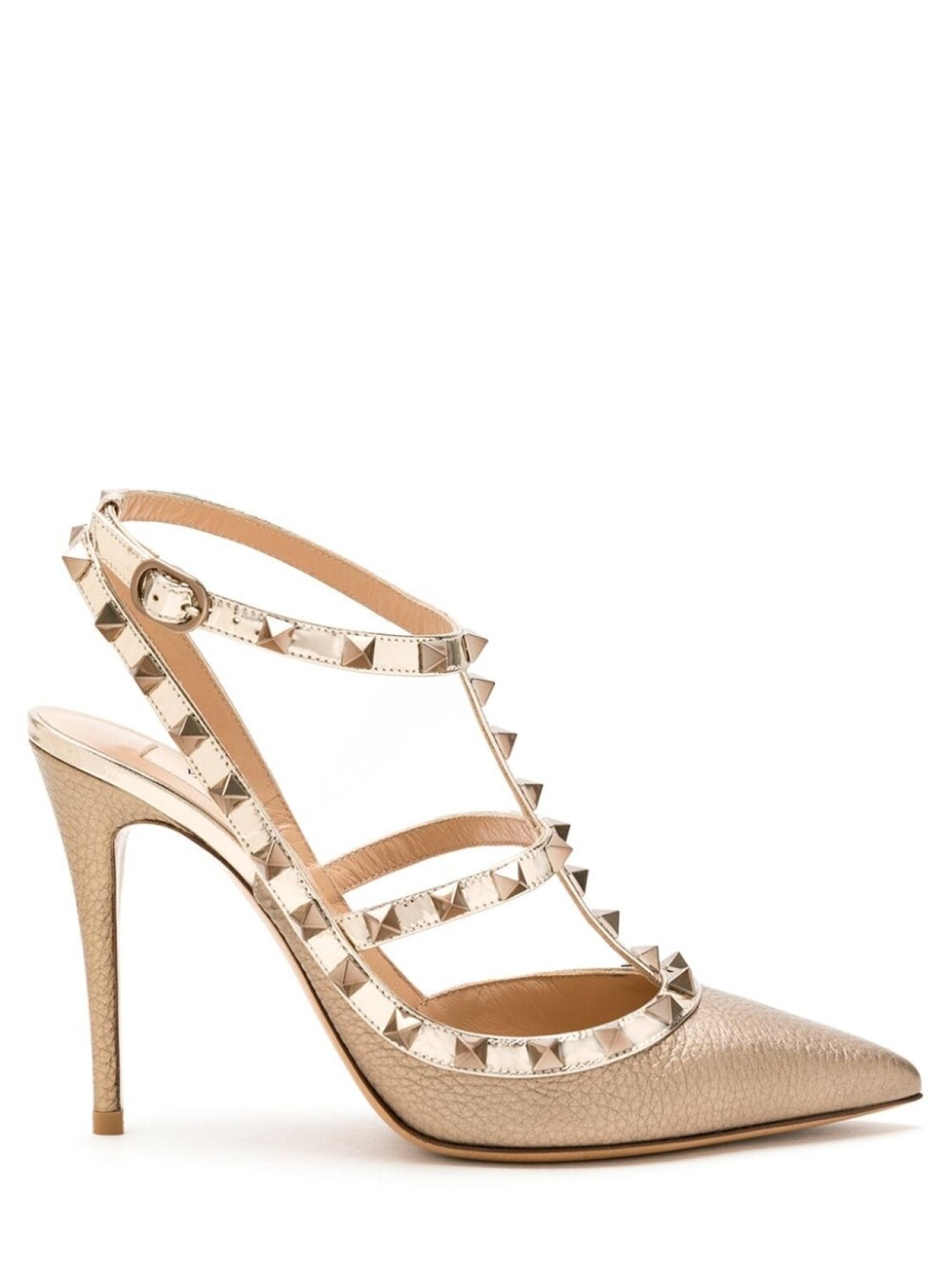 

Valentino Garavani босоножки Rockstud 100, золотистый