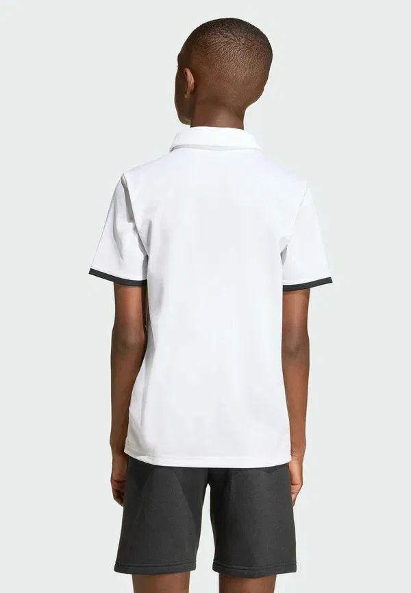 Поло детское Adidas Performance Entrada26 polo kids, белый/черный — фото 2