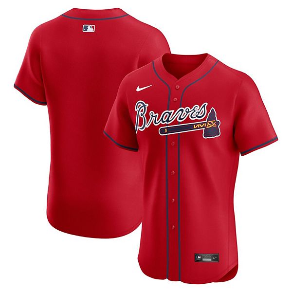 

Мужская красная футболка Atlanta Braves Alternate Elite Nike