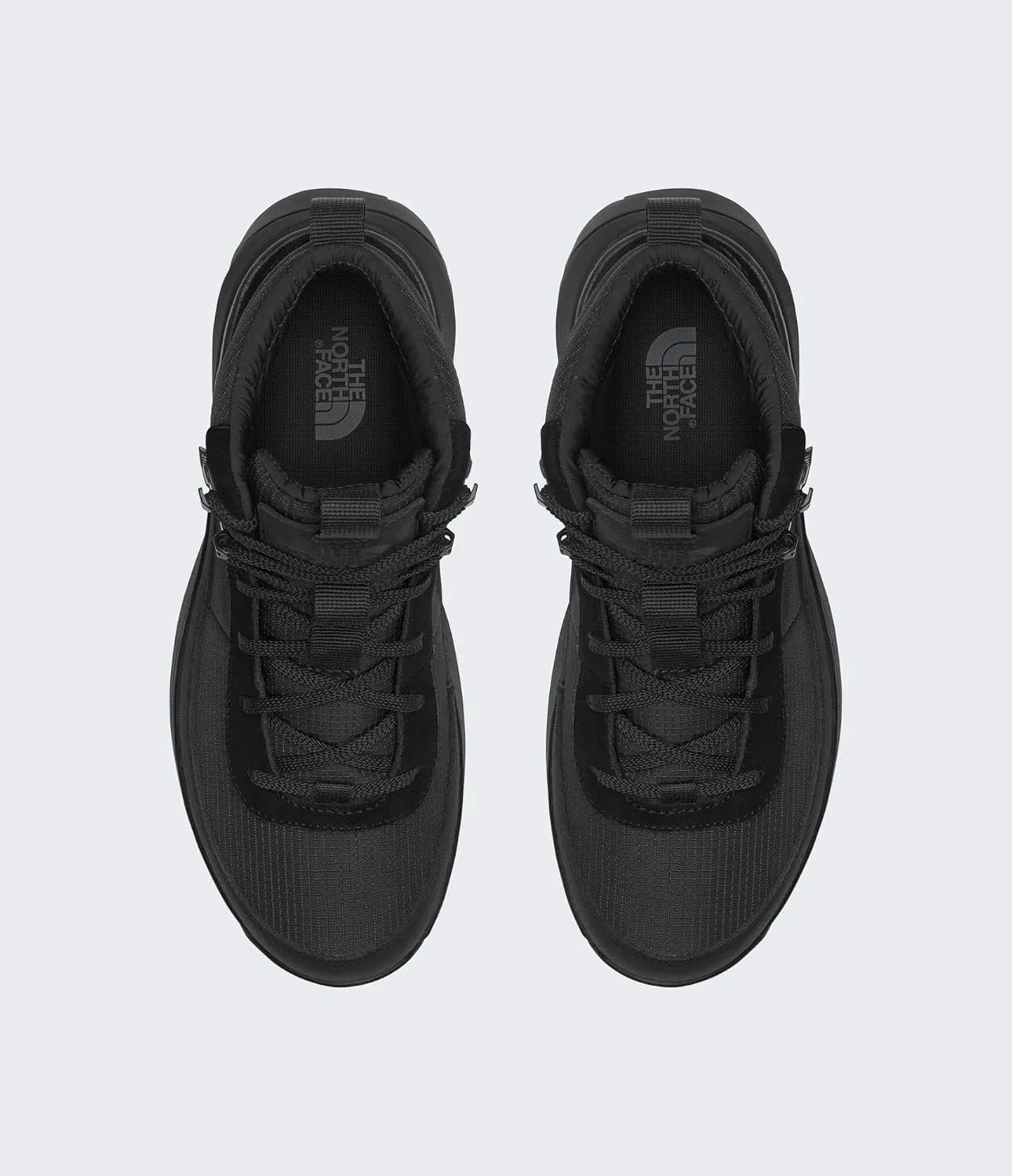 Мужские водонепроницаемые треккинговые ботинки The North Face Bergen Mid | Утепленные зимние ботинки с протектором 4,5 мм, черный/серый — фото 3