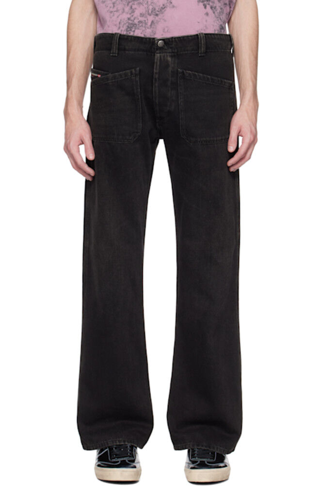

Черные джинсы Bootcut D-Moorix 09j96 Diesel