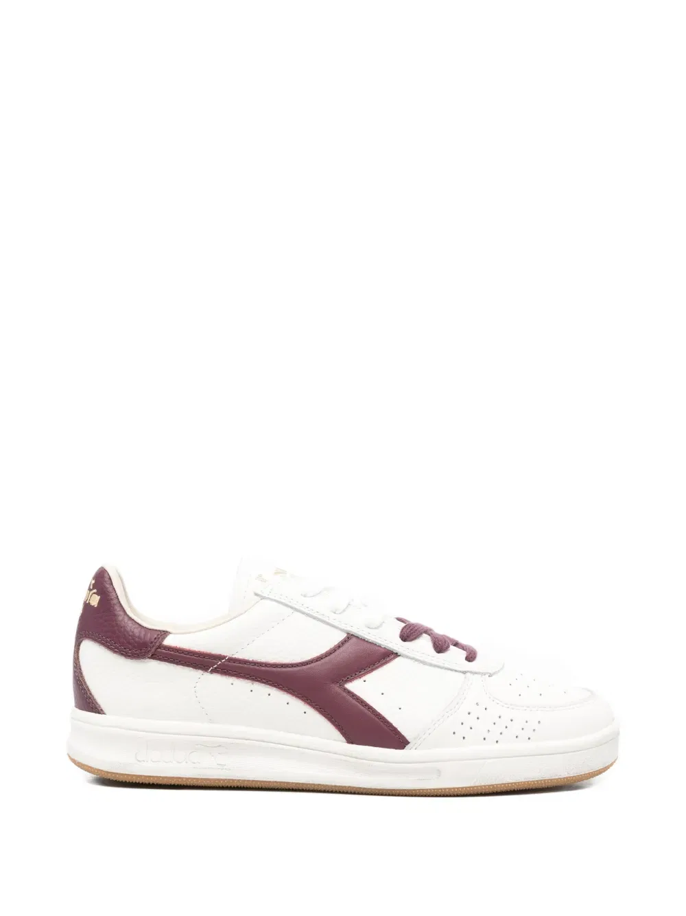 Элитные кожаные кроссовки Dominio Diadora, белый