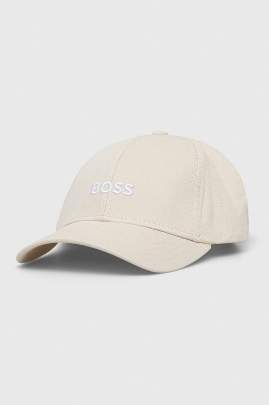 

Бейсболка BOSS из хлопка Boss, бежевый