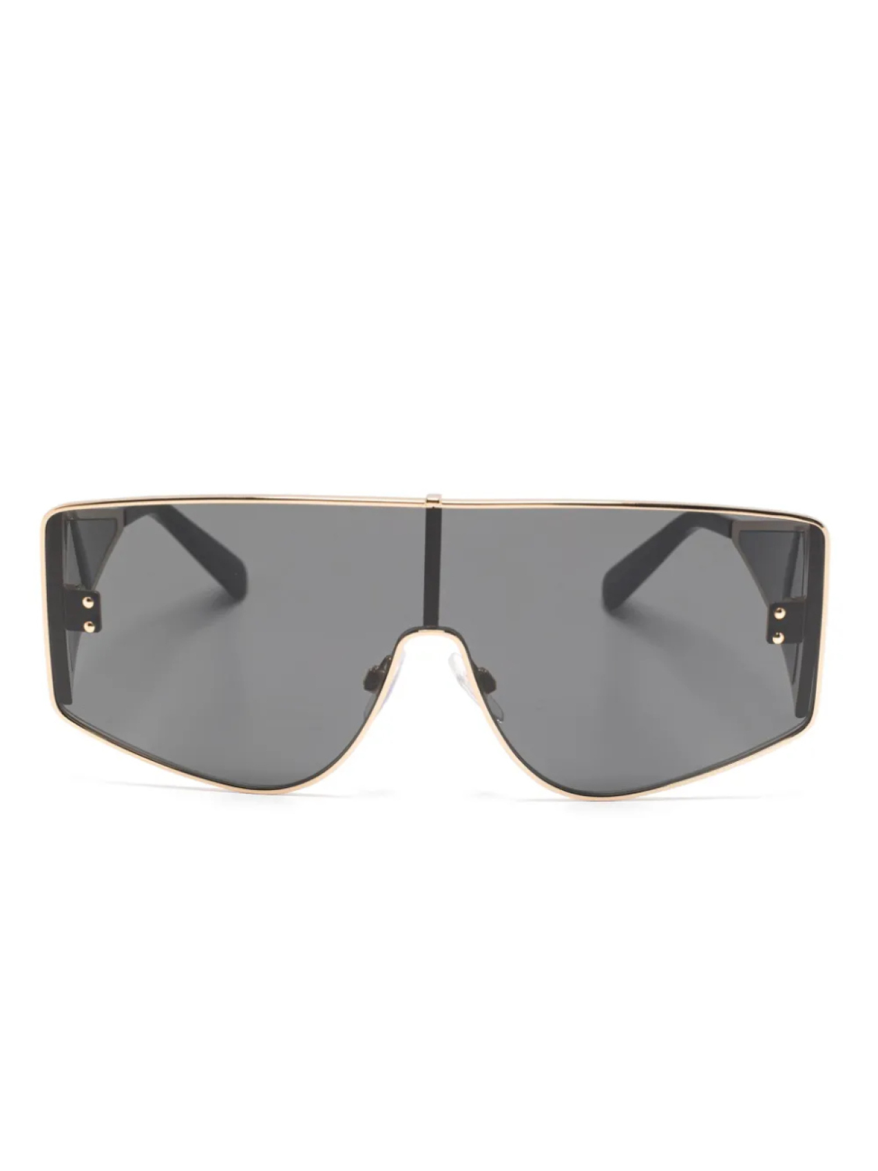 

Солнцезащитные очки в оправе Shield Dolce & Gabbana Eyewear, золотой
