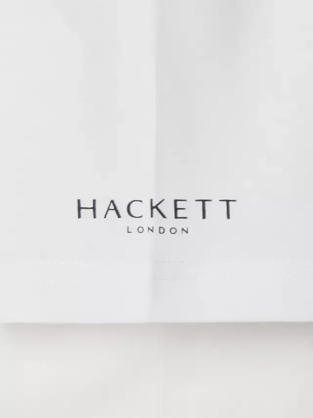 Детская хлопковая футболка с круглым вырезом Hackett London, Off White — фото 4