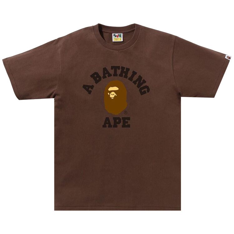 

Футболка BAPE College Tee, Brown