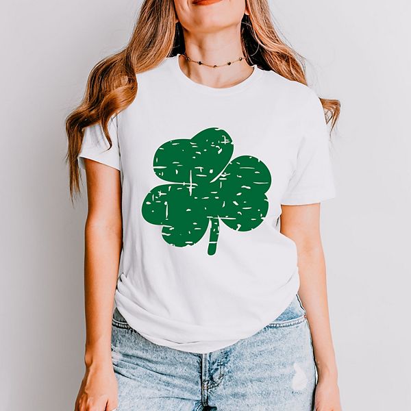 

Футболка Grunge clover с коротким рукавом Simply Sage Market, White, Белый, Футболка Grunge clover с коротким рукавом Simply Sage Market, White