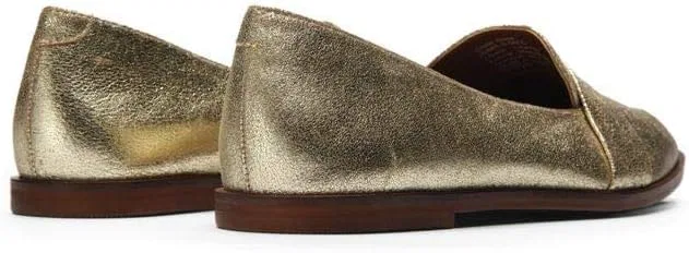 Лоферы из натуральной кожи с квадратным носком, Kenneth Cole, Soft Gold — фото 4